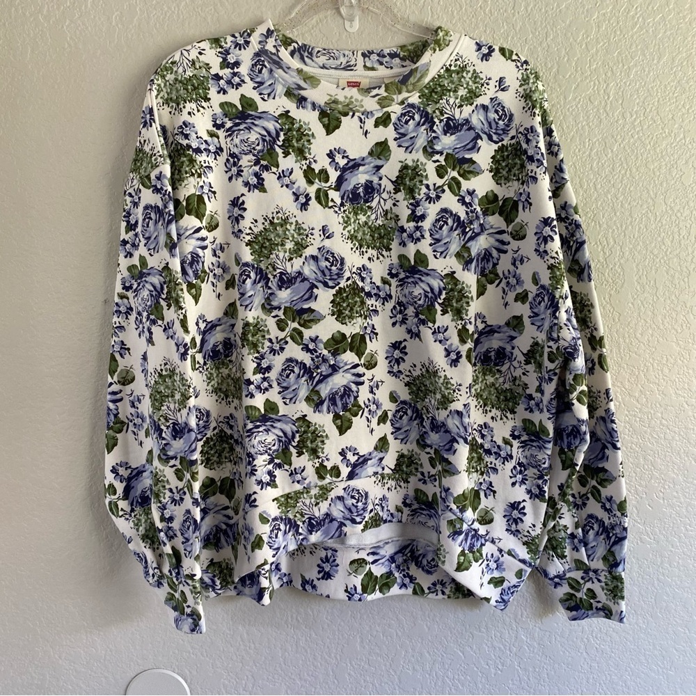 Levi’s Floral Sweatshirt Size Small